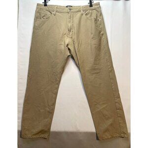 Dockers jeans mens 36 x 30 smart 360 knit straight comfort knit beige brown